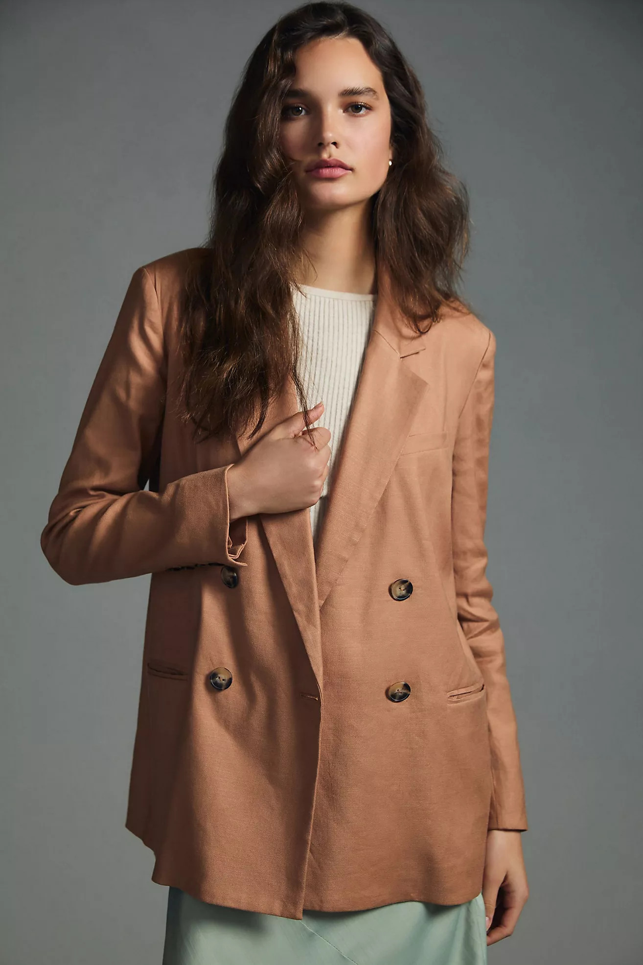 Maeve Oversized Double-Breasted Blazer | Anthropologie (US)