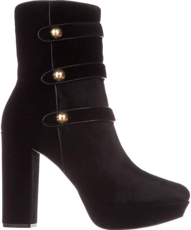 Michael Michael Kors Maisie Ankle Boots Black Leather, 9 M | Amazon (US)