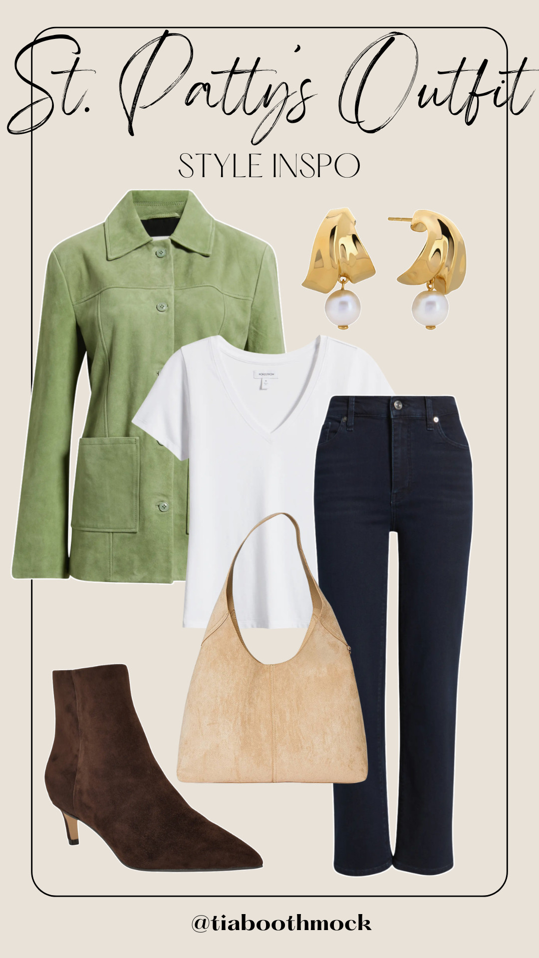 St. Patrick's Day is coming fast! The perfect date night or office outfit with the flattering dark denim jeans 🍀🍀🍀

#LTKootd #LTKWorkwear #LTKSeasonal