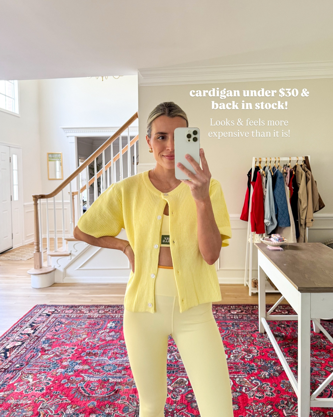 Yellow Cardigan size small
Amazon prime 

#LTKSaleAlert