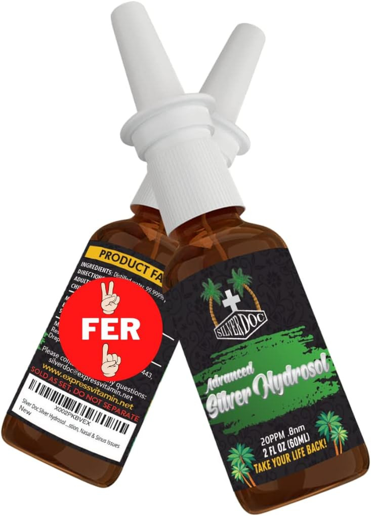 Silver Doc Silver Hydrosol Nasal Cleansing Spray, Better Than Any Colloidal, Silver Doc for Congesti | Amazon (US)