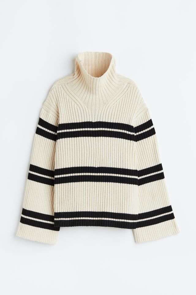 Oversized Mock-turtleneck Sweater | H&M (US + CA)