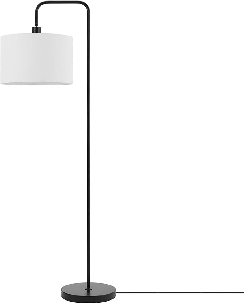 Globe Electric 67065 58" Floor Lamp, Black, Dark Gray Velvet Shade, On/Off Socket Rotary Switch, ... | Amazon (US)