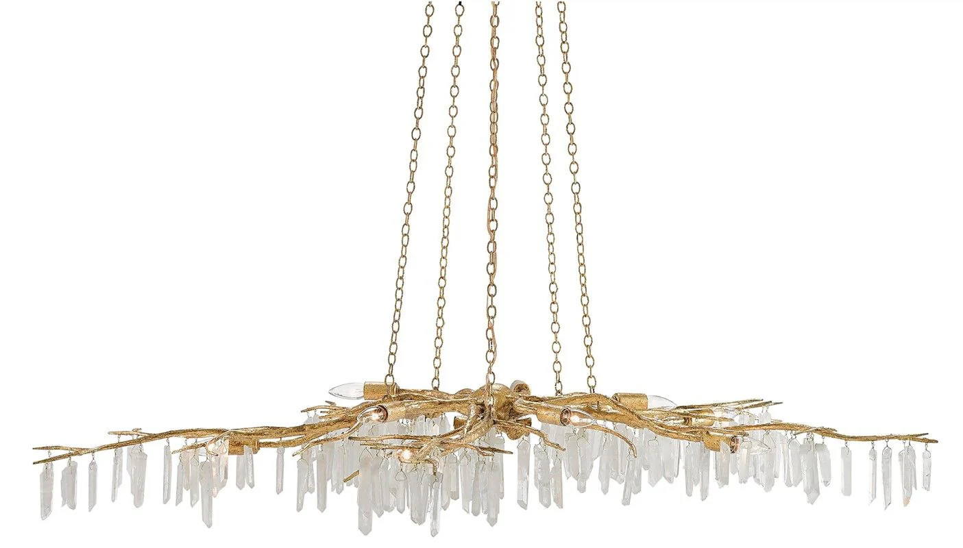 Forest Light Gold Chandelier | Greene & Co Interiors