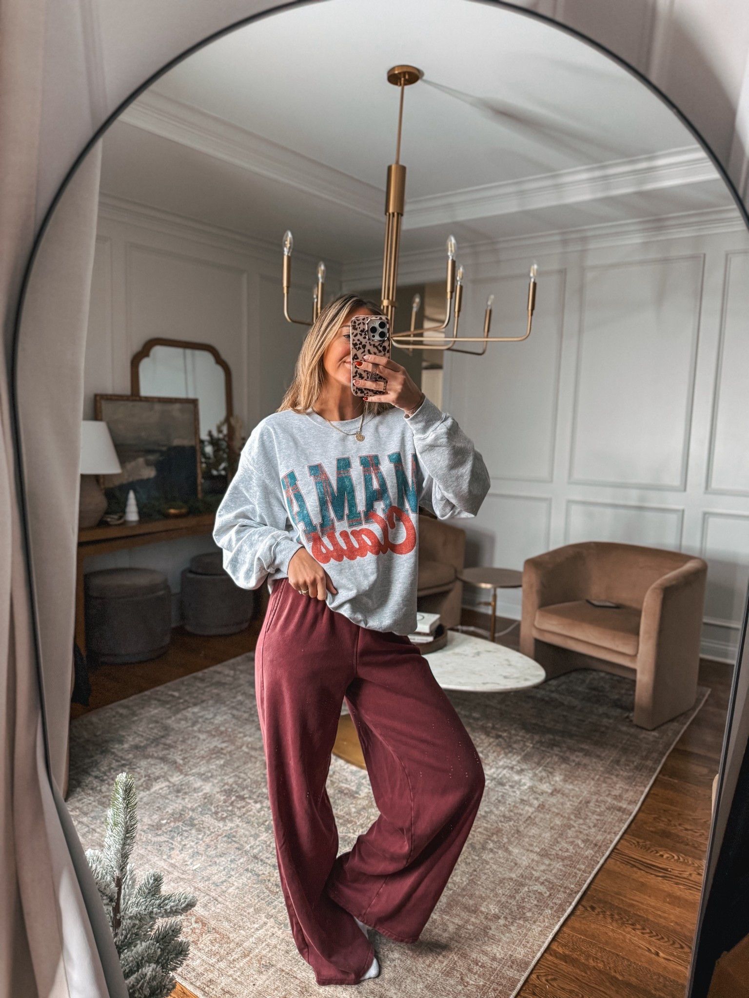 The CUTEST mama claus sweatshirt my code OLIVIAC is live for one more day for 30% off!! I have a large 

#LTKGiftGuide #LTKHoliday #LTKCyberWeek