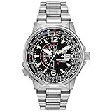 Citizen Eco-Drive Promaster Nighthawk Quartz Mens Watch, Stainless Steel, Pilot watch, Silver-Ton... | Amazon (US)