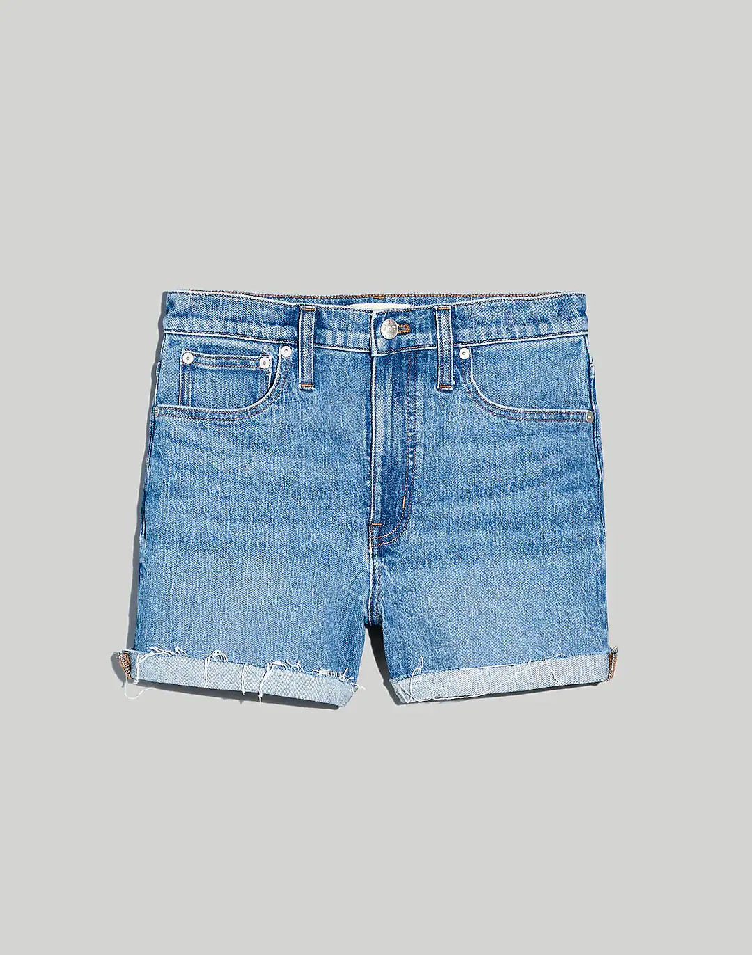 High-Rise Denim Shorts in Coeling Wash | Madewell