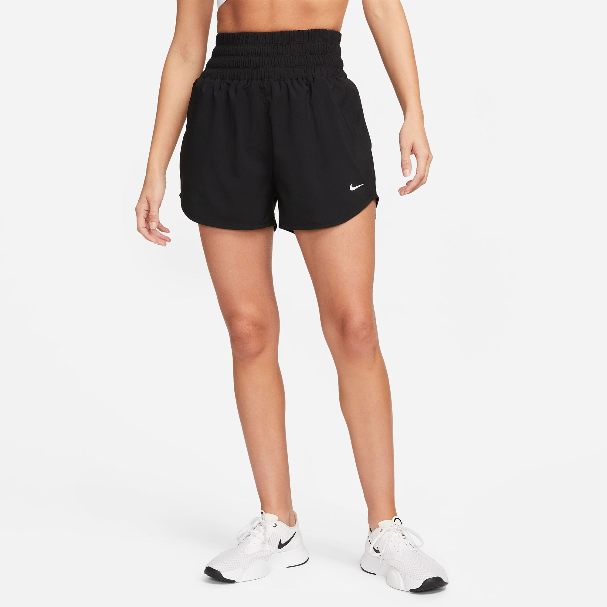 Nike Women's One Dri-FIT Ultra High-Waisted 3" Brief-Lined Shorts, XS, Royal Pulse | DICK'S Sporting Goods