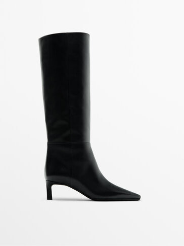 Low-heel boots - Massimo Dutti | Massimo Dutti US