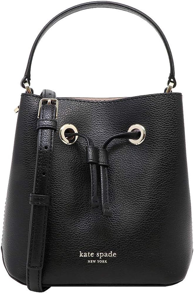 Kate Spade New York Eva Small Leather Bucket Crossbody Bag | Amazon (US)