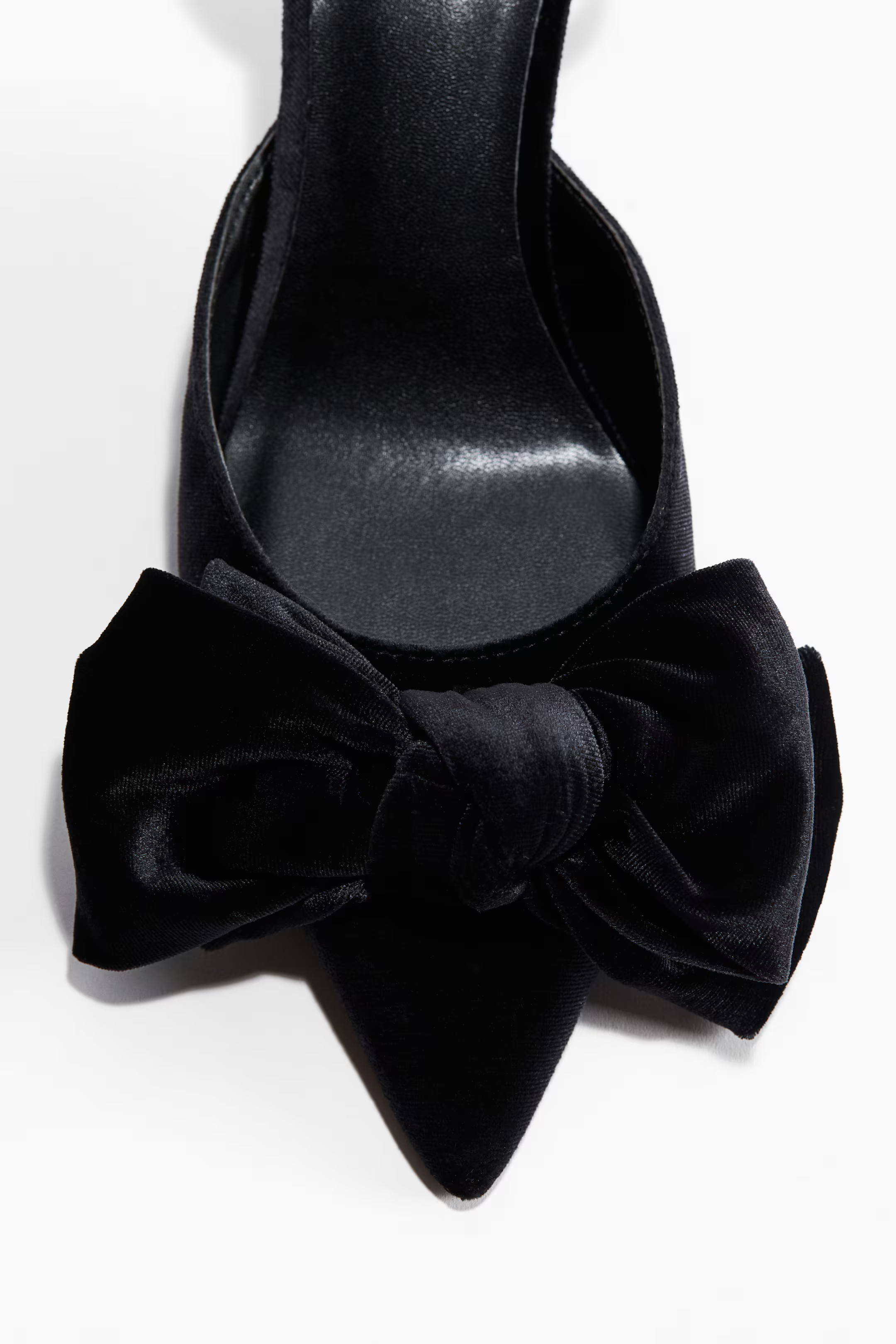 Bow-Detail Velour Pumps | H&M (US + CA)