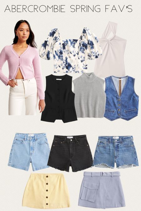 Abercrombie Spring Favs 


Spring looks. Shorts. Summer. Tops. Chic  

#LTKfindsunder100 #LTKsalealert #LTKover40