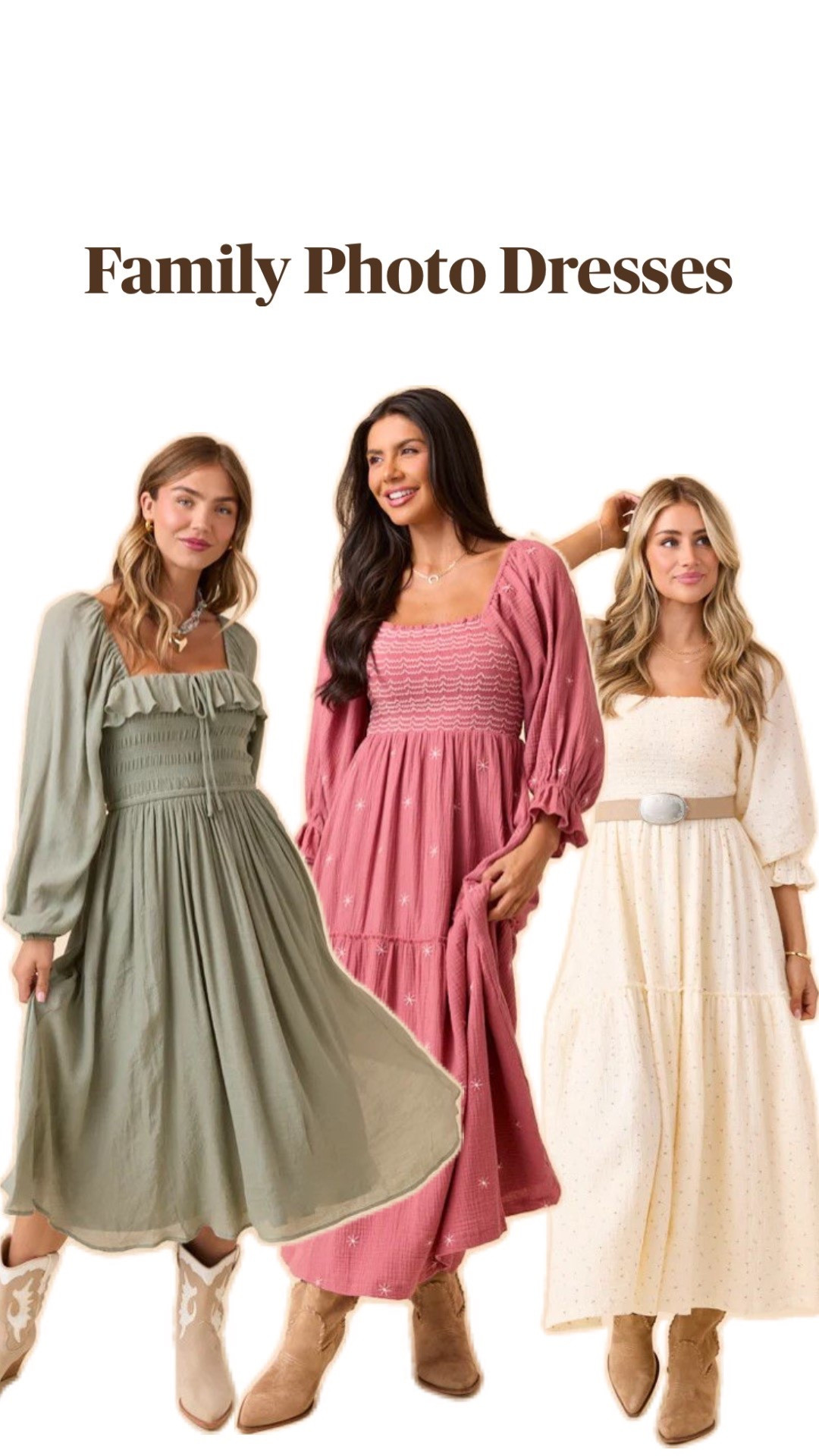 Pink Lily picks for Family Photoshoots! The colors and styles are perfection. Adding some additional pieces from them, along with some amazing boots! 😍

#LTKFamily #LTKSeasonal #LTKStyleTip