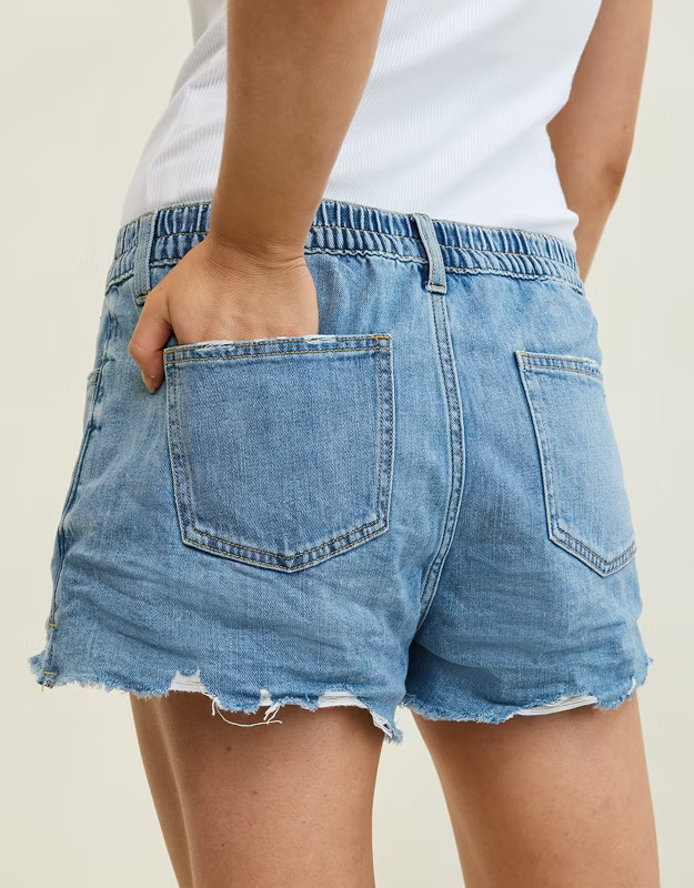 Aerie Daydream Distressed Denim Short | Aerie