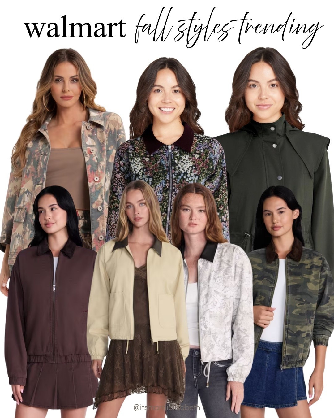 Walmart fall styles I’m loving lately 🤎 So many cute, easy layers for that effortless fall look. Jackets, florals, utility pieces, and cozy textures I’d actually wear on repeat.

Walmart fashion, fall style, fall outfits, trending styles, everyday style, fall fashion, affordable fashion, outfit inspo, autumn style

#LTKgrwm #LTKootd #LTKSeasonal