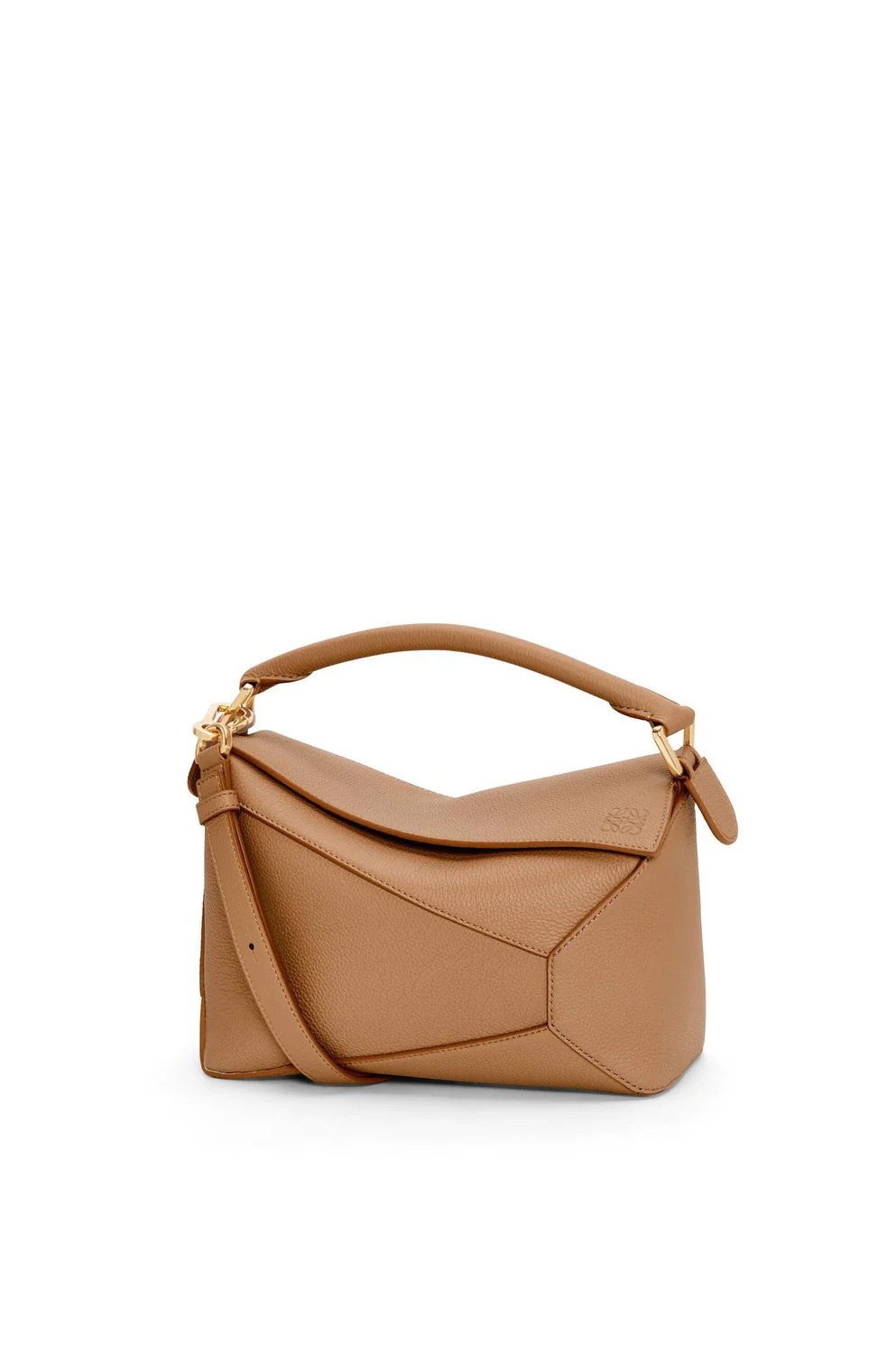 Loewe Women's Small Edge Puzzle Bag in Toffee | A510P60X30 | LOZURI