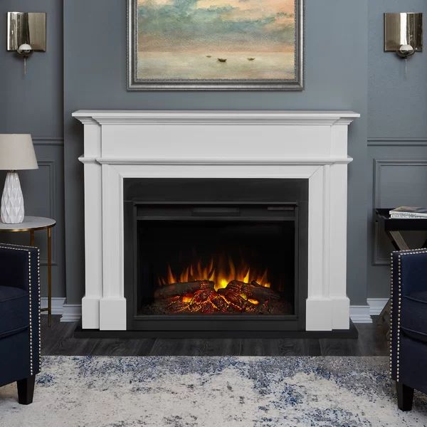 Harlan Grand 55.13'' W Electric Fireplace | Wayfair North America