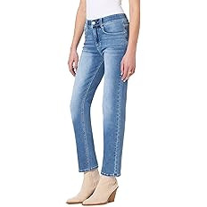 Angels Forever Young Women's 360 Sculpt Mid-Rise Straight Ankle Jeans | Amazon (US)