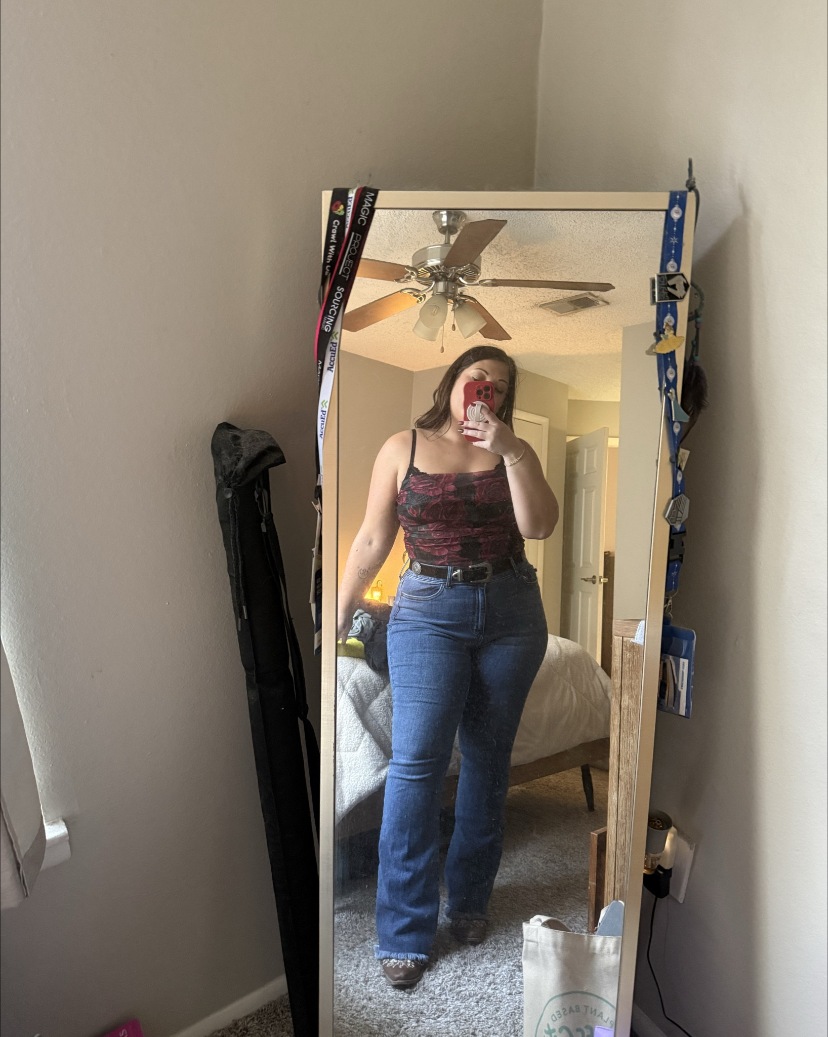 Serving curves in florals + flare denim 🤎🌹 These high-waisted jeans hug in all the right places and this rose top adds the perfect pop! 

Wear a size large in the top. A size 13 in the jeans. A size 8 in the boots. 

#LTKdayinmylife #LTKMidsize #LTKootd