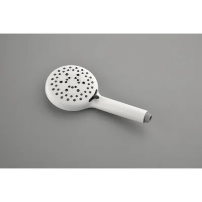 Shower System: White Brass, Head, Hand Shower, Slide Bar, Bodysprays - Wall Mount Style Brass Mounted Option Design | Wayfair North America