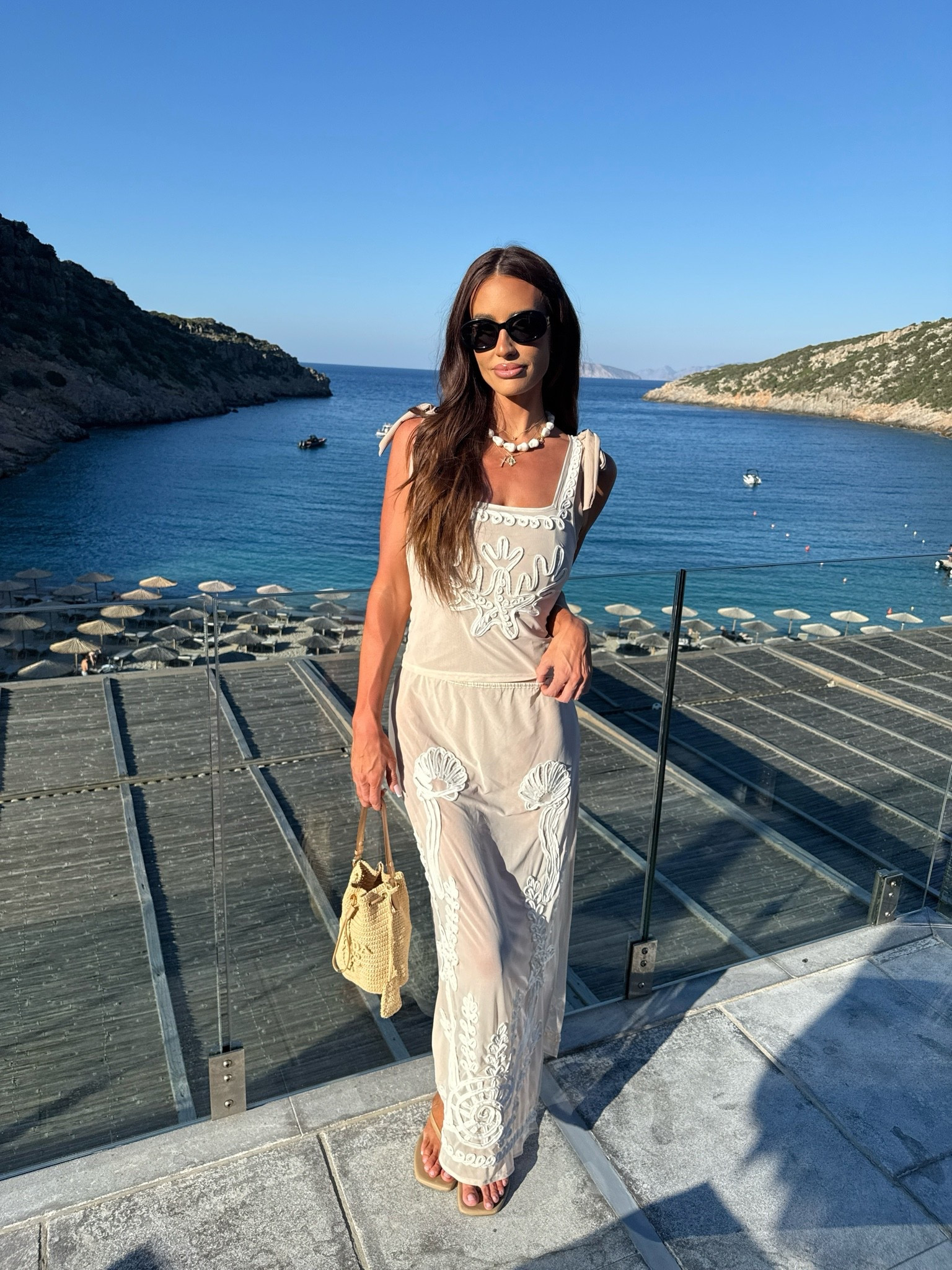Neutral swimsuit, beach cover-up, what I wore in Greece

#LTKootd #LTKSwim #LTKTravel