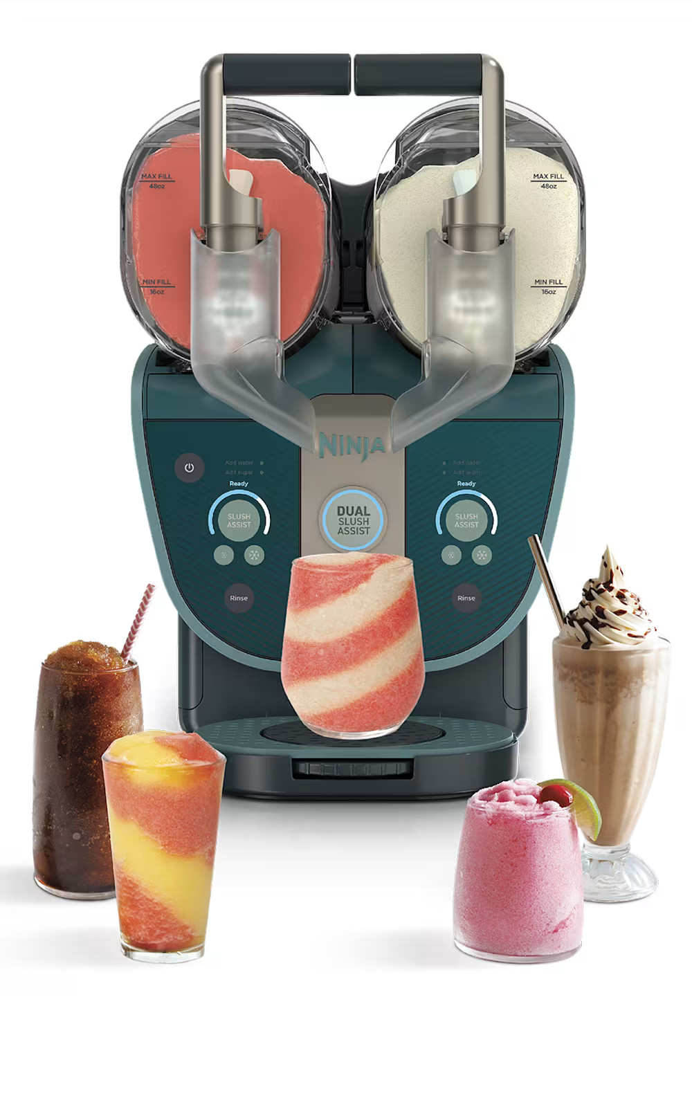 Ninja\u2122 SLUSHi\u2122 Twist Slushie Machine in Blue, 10+ Servings | SharkNinja | SharkNinja