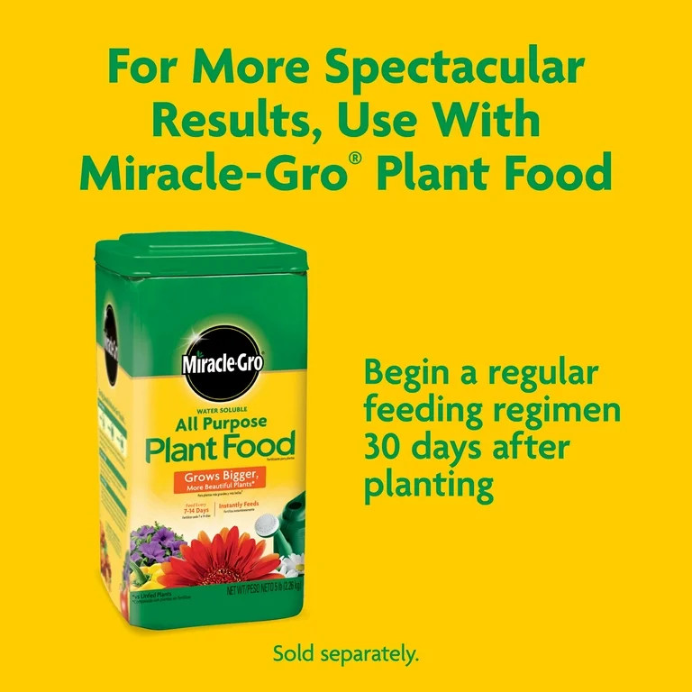 Miracle-Gro Potting Mix, For Indoor or Outdoor Potted Plants, Flowers, Shrubs, 25 qt. | Walmart (US)