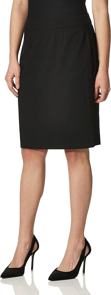 Calvin Klein Women's Straight Fit Suit Skirt (Regular and Plus Sizes) | Amazon (US)