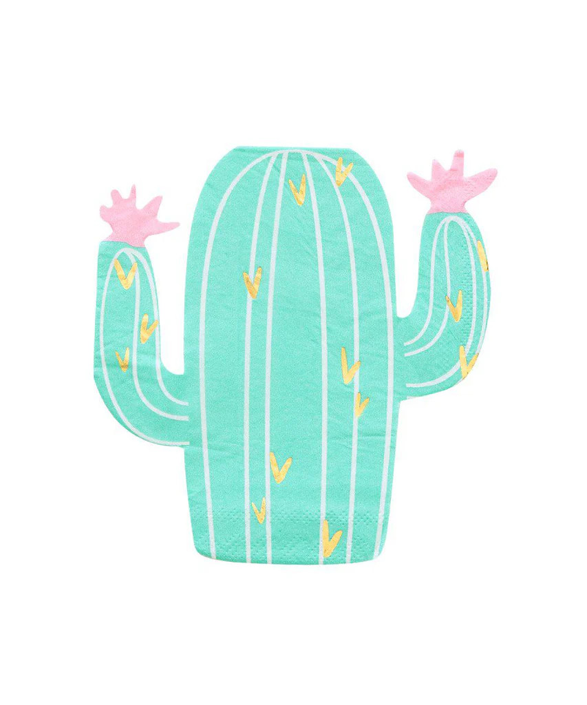Cactus Shape Party Napkins | Oh Happy Day Shop