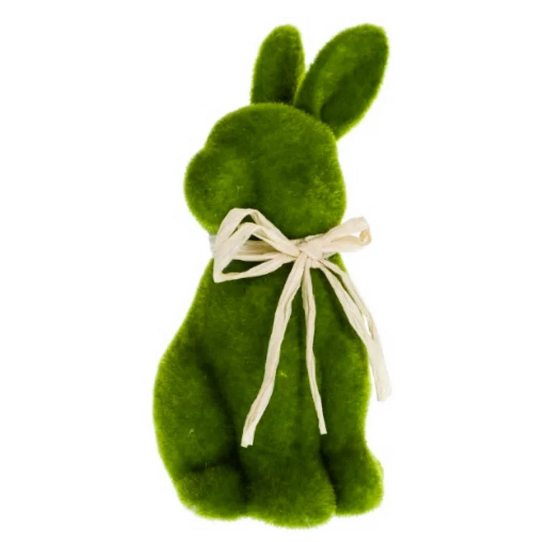 Green Flocked Bunny | Walmart (US)