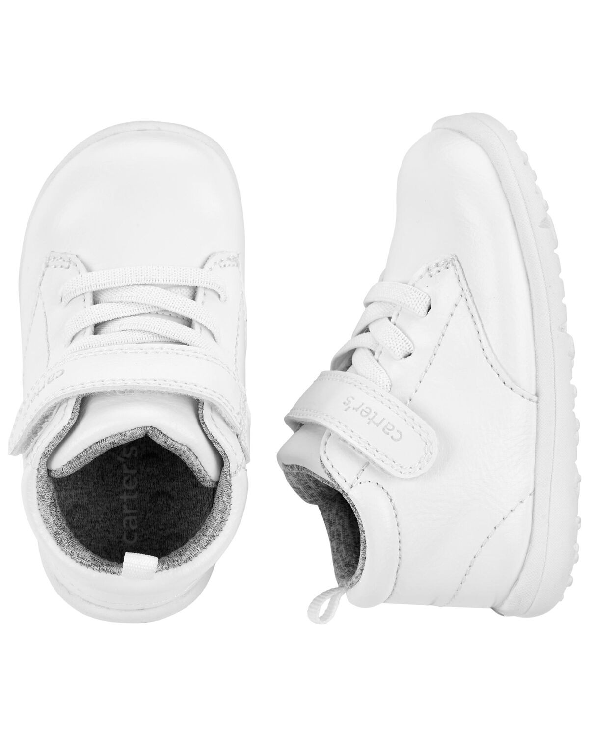 White Baby High-Top Every Step Sneakers | carters.com | Carter's