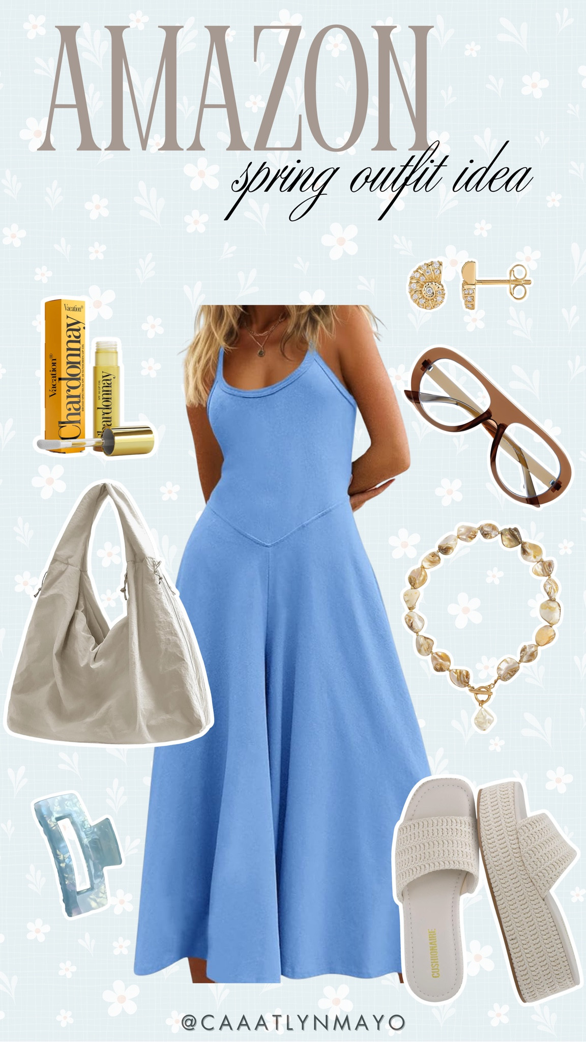 Feeling fresh this spring with these Amazon picks! From comfy slides to statement earrings, you'll love the vibe. #springstyle #amazonfinds #fashionvibes #jumpsuit #springoutfitidea #founditonamazon

#LTKgrwm #LTKMidsize #LTKSeasonal