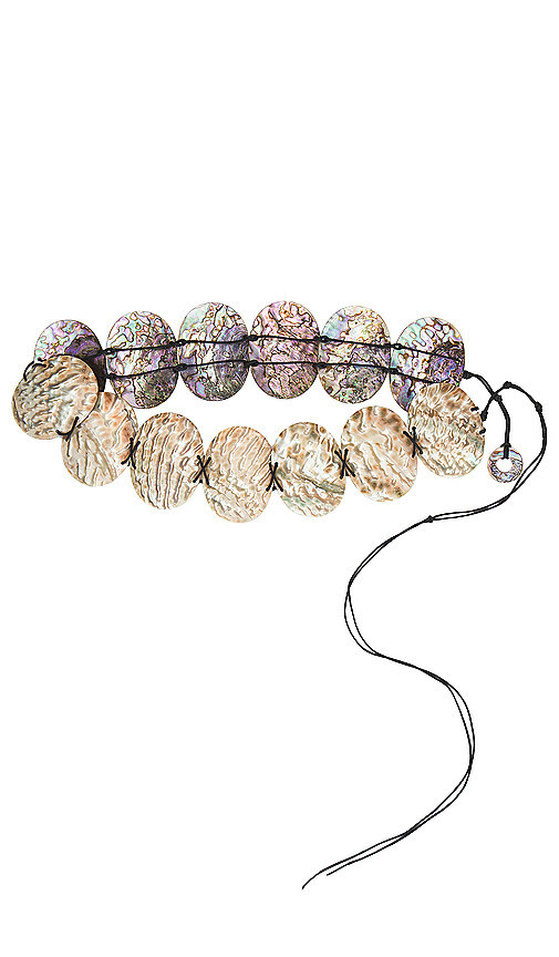 florabella Oval Belt in Metallic Neutral. | Revolve Clothing (Global)