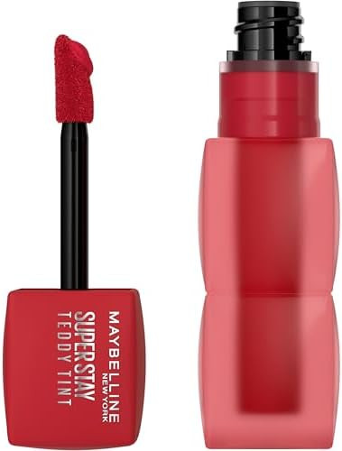 MAYBELLINE Super Stay Teddy Lip Tint, Long Lasting Matte Lipstick for Up To 12HR Wear, Tomato Gir... | Amazon (US)