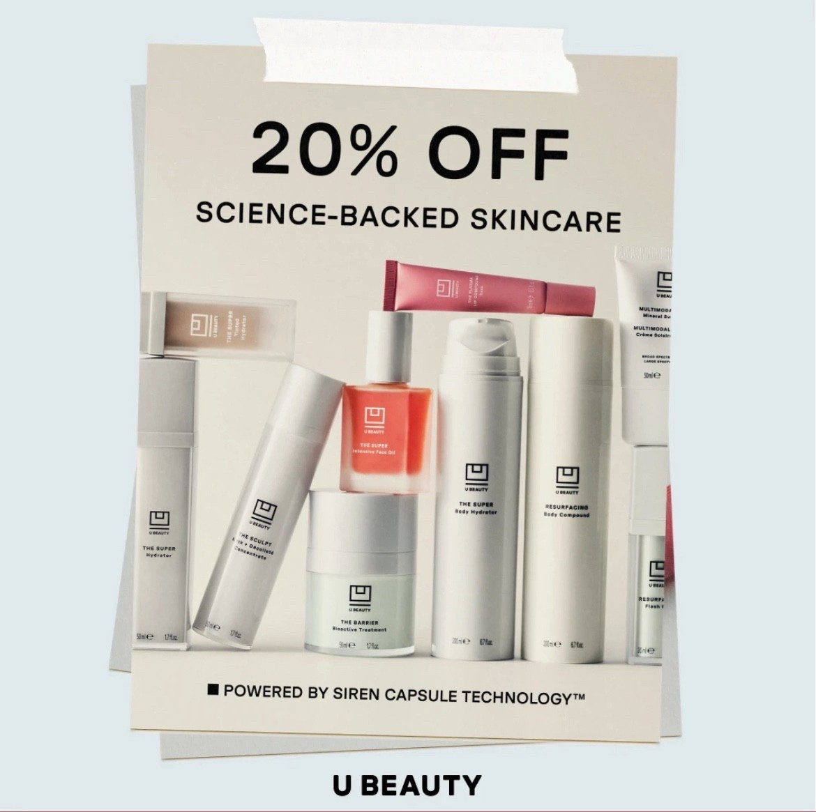 No subscription needed for 20% off at UBeauty

I use the resurfacing serum nightly and the barrier treatment every other night

#LTKBeauty #LTKSaleAlert