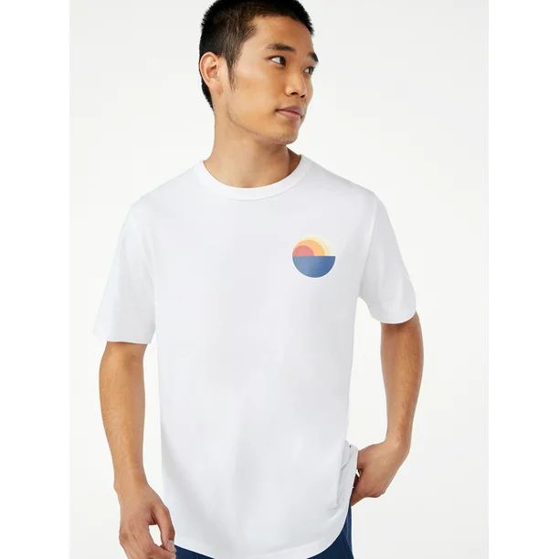 Free Assembly Men's Horizon Graphic T-shirt - Walmart.com | Walmart (US)