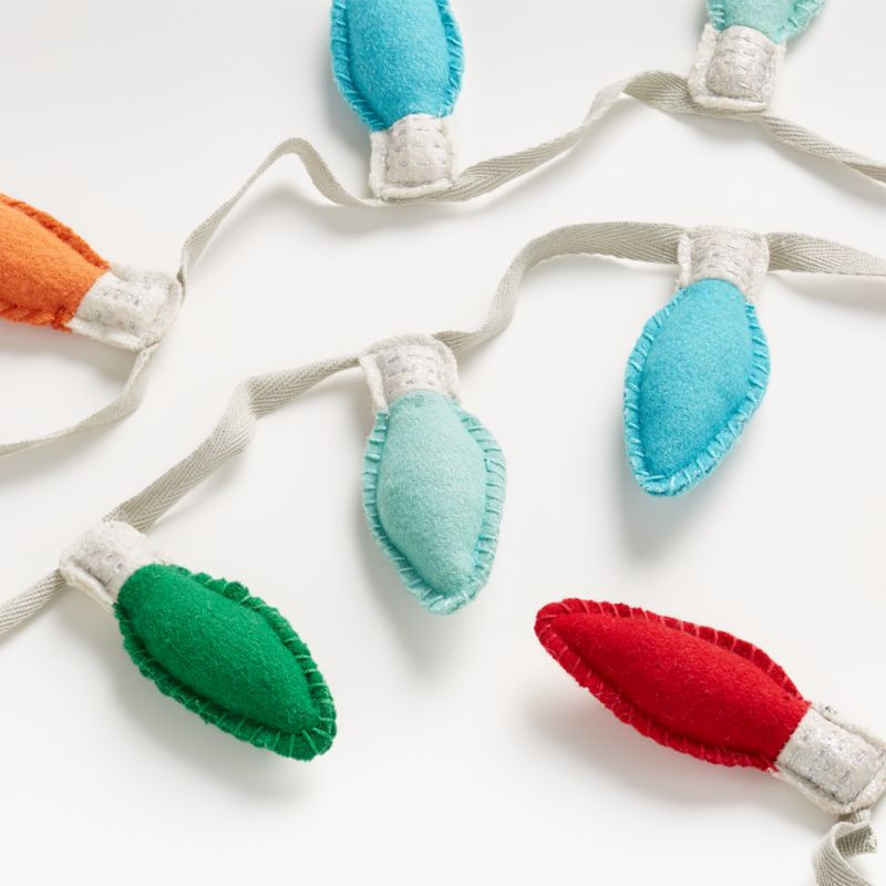 Holiday Lights Garland + Reviews | Crate and Barrel | Crate & Barrel