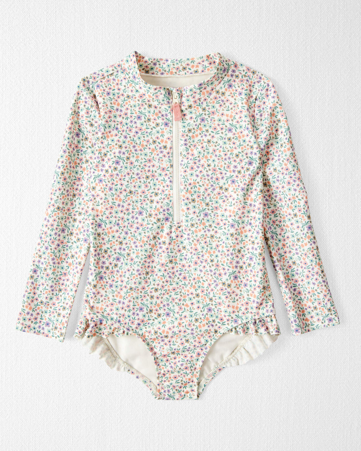 Toddler Girl Recycled Ruffle Swimsuit - Little Planet | Carter's | Carter's Inc