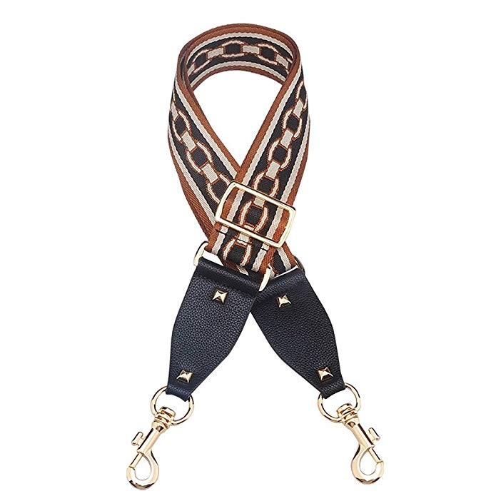 Myathle 2" Wide Purse Strap Replacement Guitar Style Colorful Canvas Adjustable 35"- 51" Crossbod... | Amazon (US)