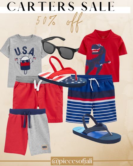 Carters Sale 

Carters // toddler summer // toddler outfits // toddler swimsuits // Memorial Day outfits // July 4th outfits 

#LTKfamily #LTKkids #LTKSeasonal