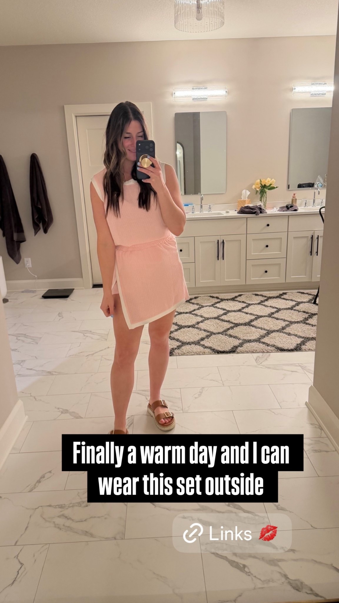 Finally a warm day and I can wear this set outside