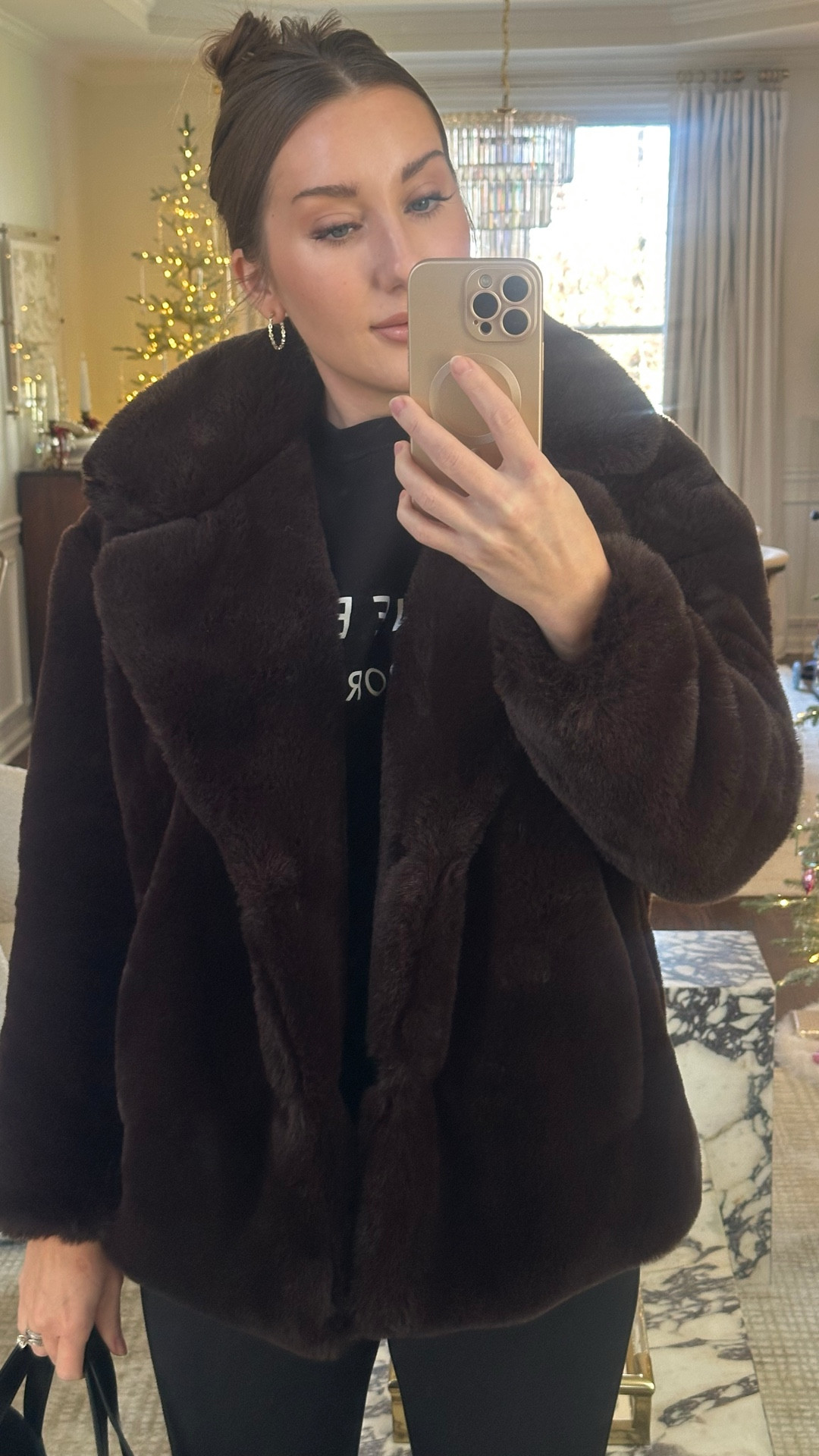 The perfect faux fur coat…. Cozy weather closet ESSENTIAL. When I put this on, I instantly feel chic 😆💫
Mine is several years old, long gone. I found so many near-exact similar ones

#LTKootd
