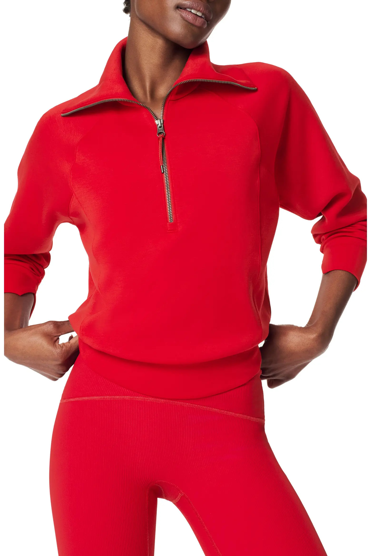 SPANX® AirEssentials Half Zip Pullover (Women) | Nordstrom | Nordstrom