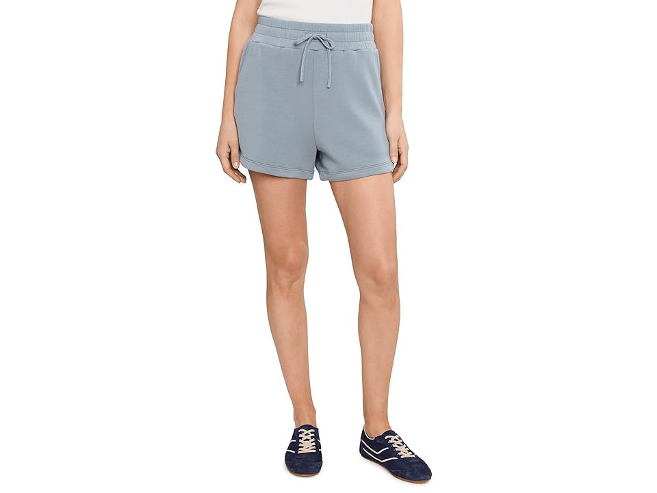 Varley 3.5 Coulter High-Rise Shorts Women's Shorts Wind Blue: XXS 3.5 | Zappos.com