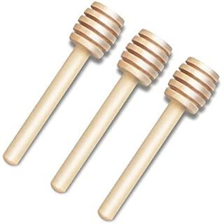 Ucheom Wooden Honey Dipper Sticks, 3Pcs Mini Honey Spoon for Honey Jar Dispense Mixing Stirrer | Amazon (US)