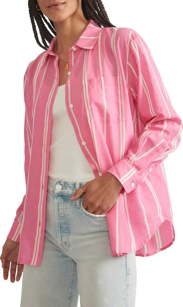 Marine Layer Easy Stripe Button-Down Shirt | Nordstrom | Nordstrom