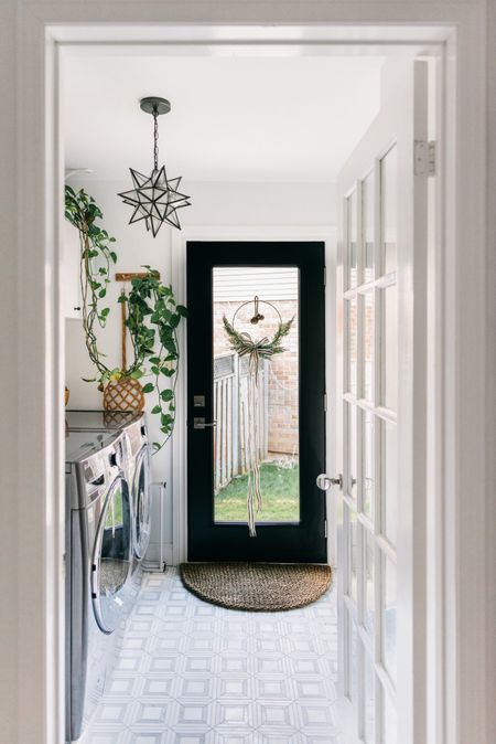 Our laundry room that doubles up as a mud room and utility closet! We’ve made this space functional, easy to access and bright!

#LTKhome