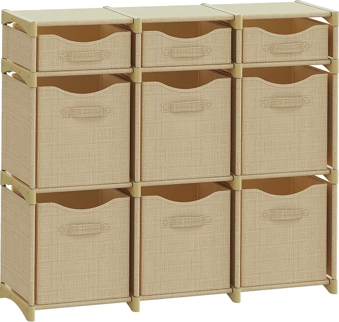 Cube Storage Organizer with 9 Storage Bins Included – Storage Cubes for Home Organization, Toy ... | Amazon (US)