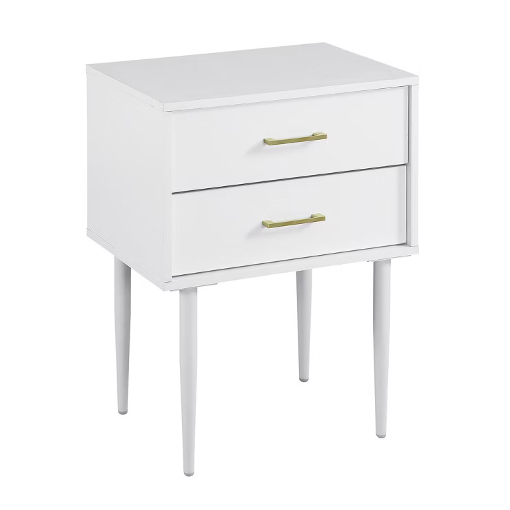 Ora Mid-Century Modern 2 Drawer Nightstand - Saracina Home | Target