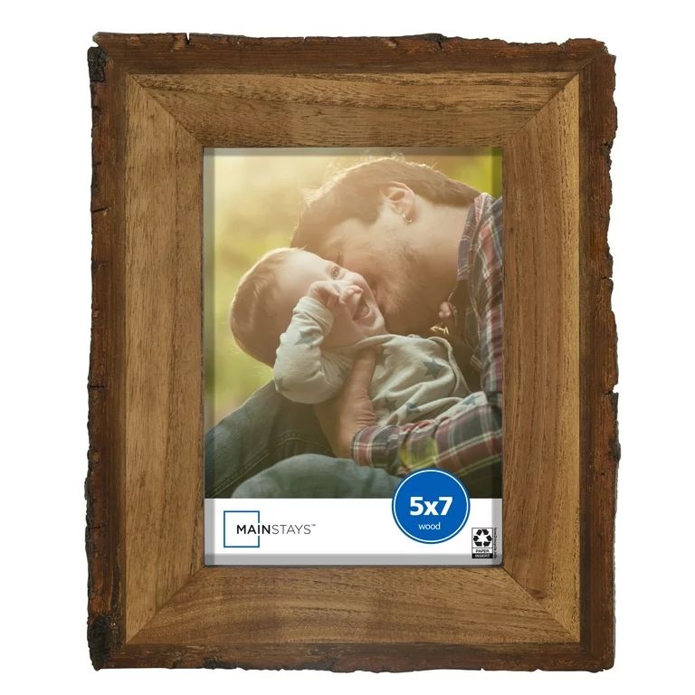 Mainstays 5x7 Live Edge Tabletop Picture Frame | Walmart (US)